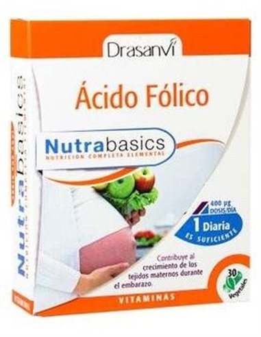Nutrabasics Acido Folico 30Caps. de Drasanvi