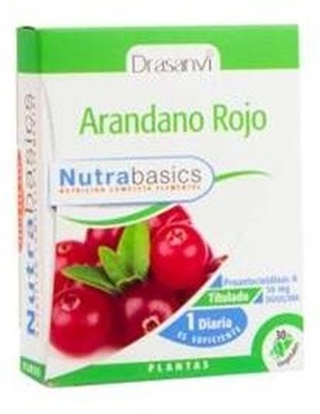 Arandano Rojo 30 Capsulas Nutrabasicos Drasanvi