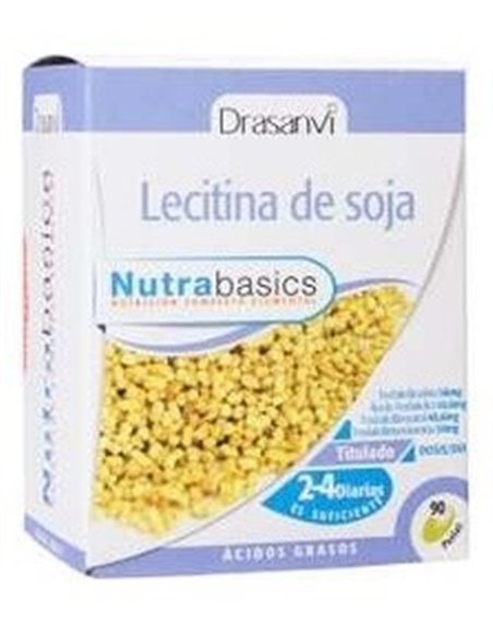 Lecitina Soja 540Mg Bote 90 Perlas Nutrabasicos Drasanvi