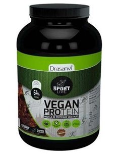 Proteina Vegana Sabor Brownie 600G Sport Live Drasanvi