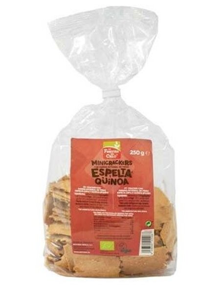 Mini Crackers De Espelta  Quinoa 250Gr. Bio Vegan de La Finestra Sul Cielo