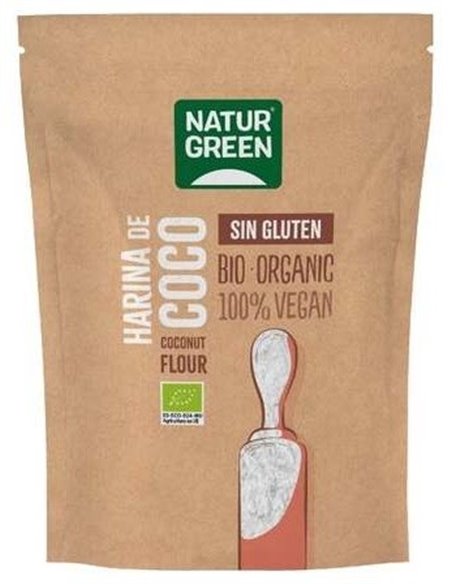 Harina de Coco Bio sin Gluten 500 G de Naturgreen
