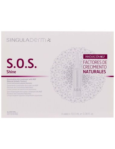 S.O.S. Shine 4 Viales De 10,5Ml de Singuladerm