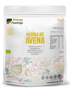 Harina De Avena 1Kg. Eco Vegan Sg de Energy Feelings