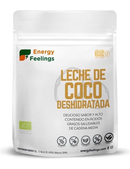 Leche De Coco Deshidratada 200 Gramos Eco Vegan Sg Energy Feelings