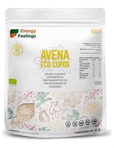 Copos De Avena 1Kg. Eco Vegan Sg de Energy Feelings