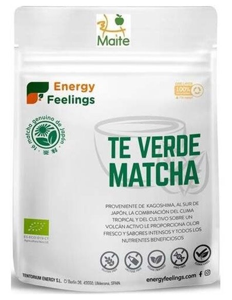 Te Verde Matcha Polvo 1Kg. Eco Vegan Sg de Energy Feelings