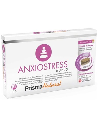 Anxio-Stress Duplo 15Comp. de Prisma Natural