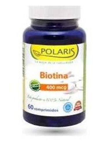 Biotina 400Mcg. 60Comp. de Polaris