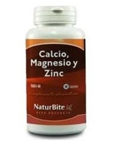 Calcio Magnesio Y Zinc 1450Mg. 60Comp. de Naturbite