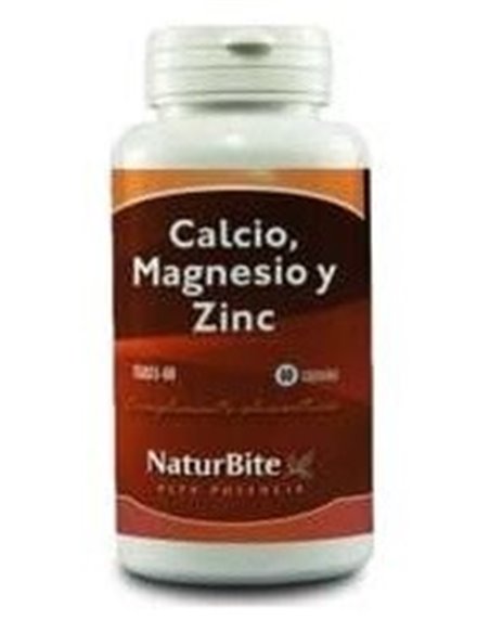 Calcio Magnesio Y Zinc 1450Mg. 60Comp. de Naturbite