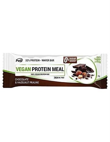Vegan Protein Meal Choco-Avellana Praline 12Barr de Pwd