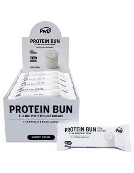 Protein Bun Bizcocho Yogurt Cream 15Udsx60Gr. de Pwd