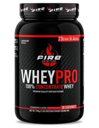 Wheypro Concentrate Fresa 908Gr. de Fire Nutrition