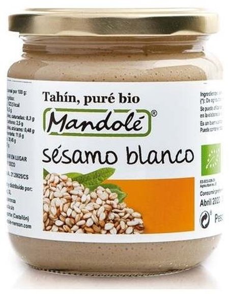 Pure De Sesamo Blanco 325Gr. Bio de Mandole