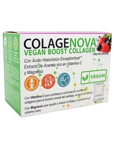 Colagenova Colageno Vegano Frutos Rojos 21 Sobres Vaminter