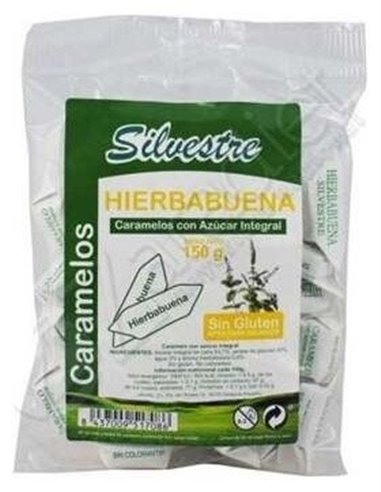 Caramelos De Hierbabuena Azucar De Caña 150Gr. de Silvestre