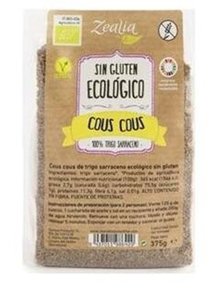 Cous Cous De Trigo Sarraceno 375Gr. Bio Sg Vegan de Zealia
