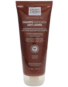 Hair System 3Gf Champu Anticaida Antiaging 200Ml de Martiderm