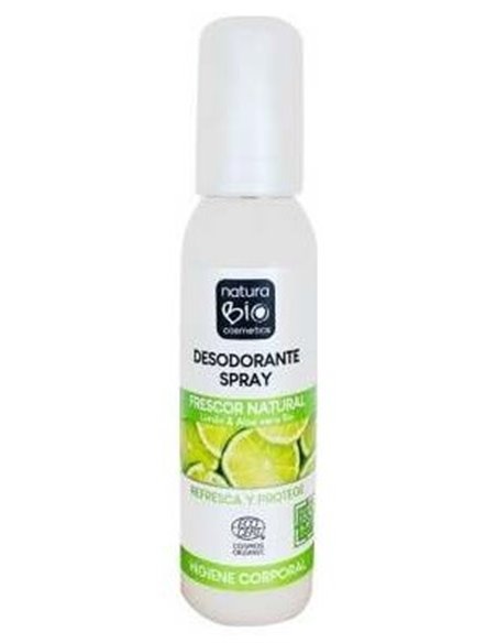 Desodorante Frescor Natural Limon-Aloe Spray 100M de Naturabio Cosmetics