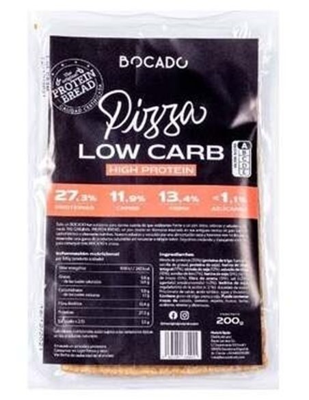 Base De Pizza Low Carb High Protein 200Gr. de Bocado