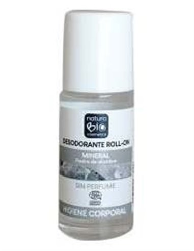 Desodorante Mineral Piedra Alumbre Roll-On 50M Bio de Naturabio Cosmetics