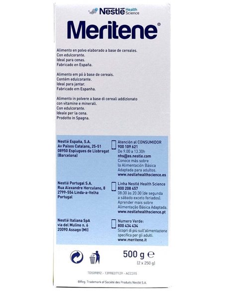 Maritene Buenas Noches Instant Cereales 2x250g. de Meritene