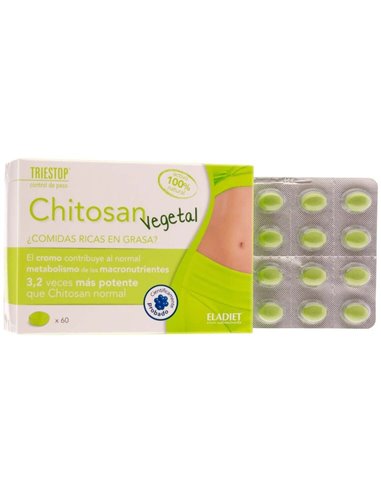 Triestop Chitosan Vegetal 60Comp. de Eladiet