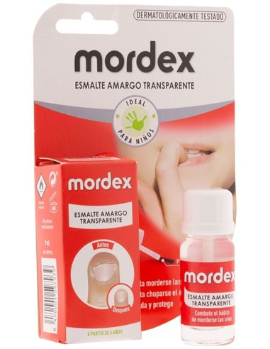 Mordex Plus Esmalte Extra Amargo Transparente 9Ml. de Mordex