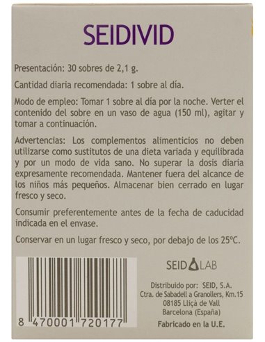 Seidivid 30 Sobres de Seid