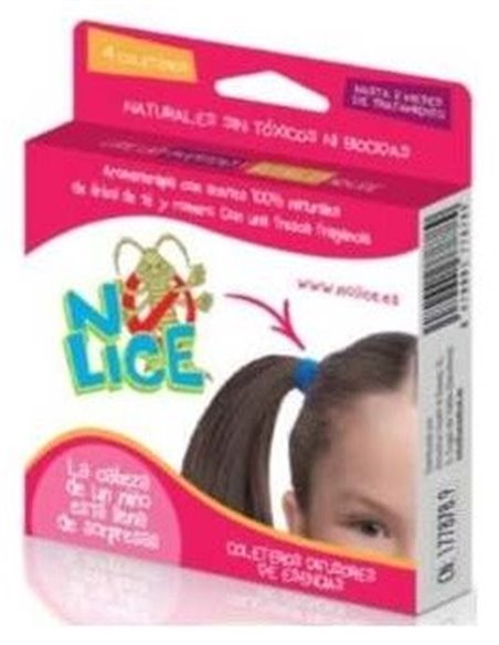 No Lice Coletero Anti-Piojos Negro/Marron 4Ud. de No Lice