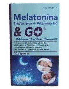 Melatonina + Triptofano + Vit. B6 30Cap. de Pharma & Go