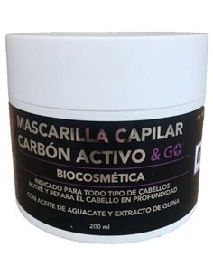 Mascarilla Capilar Detox Carbon Activo 200Ml.** de Pharma & Go