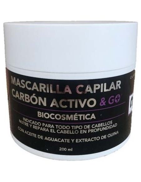 Mascarilla Capilar Detox Carbon Activo 200 Mililitros Pharma & Go