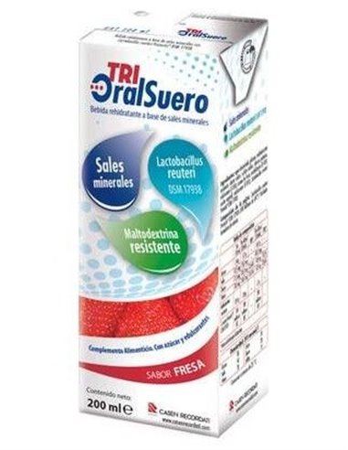 Tri-Oralsuero Fresa 3X200Ml. de Casen