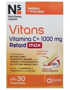 Ns Vitans Vitamina C+ 1000 Ret Max 30 Comp de Ns