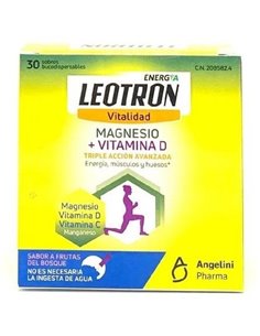 Leotron Mag + Vit D 30 Sticks de Leotron