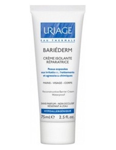 Bariederm Crema Aislante-Reparadora 75Ml. de Uriage