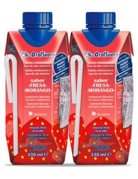 Bioralsuero Fresa 2X330Ml. de Casen