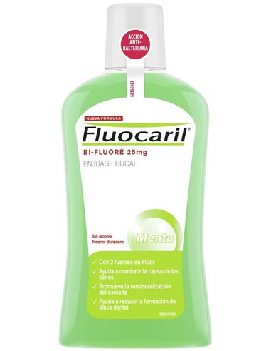 Fluocaril Bi-Fluore Colutorio Menta 500Ml. de Fluocaril