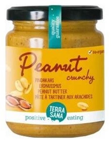 Crema De Cacahuete Crunchy Sin Sal 250Gr. Bio de Terrasana