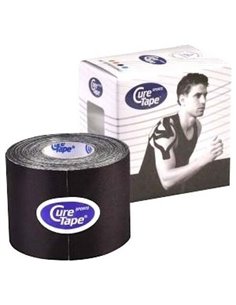 Cure Tape Negro Vendaje Neuromuscular (5Cm X 5M) de Cure Tape