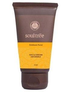Exfoliante Facial Nuez, Curcuma Y Sandalo 100Gr. de Soultree