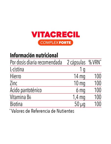 Vitacrecil Complex Forte 60 Caps de Vitacrecil