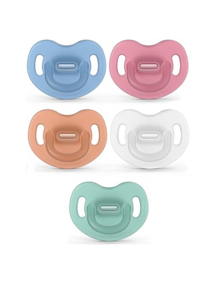 Chupete Tetina Fisiologica Todo Silicona 6-18M 1Un de Suavinex
