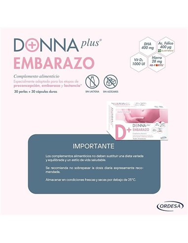 Donnaplus Embarazo 30Cap.** de Donnaplus
