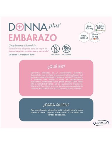 Donnaplus Embarazo 30Cap.** de Donnaplus