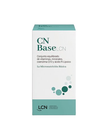 LCN CN Base - Multinutriente, Vitaminas y Minerales con Coenzima Q10 + Ácido R-Lipoico 120 Cap de LCN