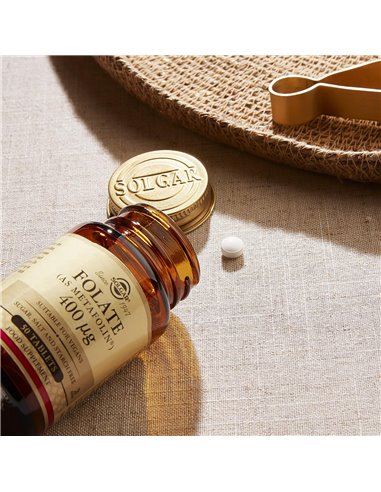 Acido Folico  400Mcg. (Folacin) 100Comp de Solgar