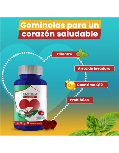 Emitium Corazon 60 Gominolas de Niam